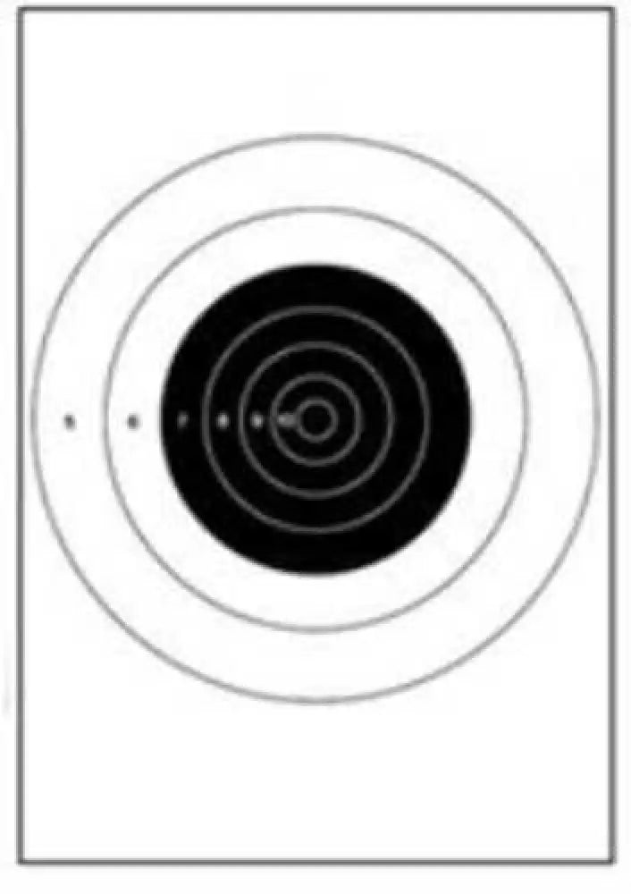 Action Target Inc B-16-100 25-yard Hanging Tagboard 10.50’’ x 12’’ Bullseye Yellow/black 100 Per Box