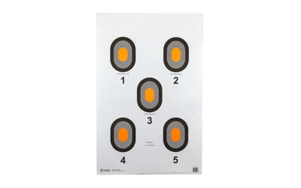 Action Target Org Center 5 Blseye 100 Pack Buy at Faith and Freedom Outdoors - Paper Targets