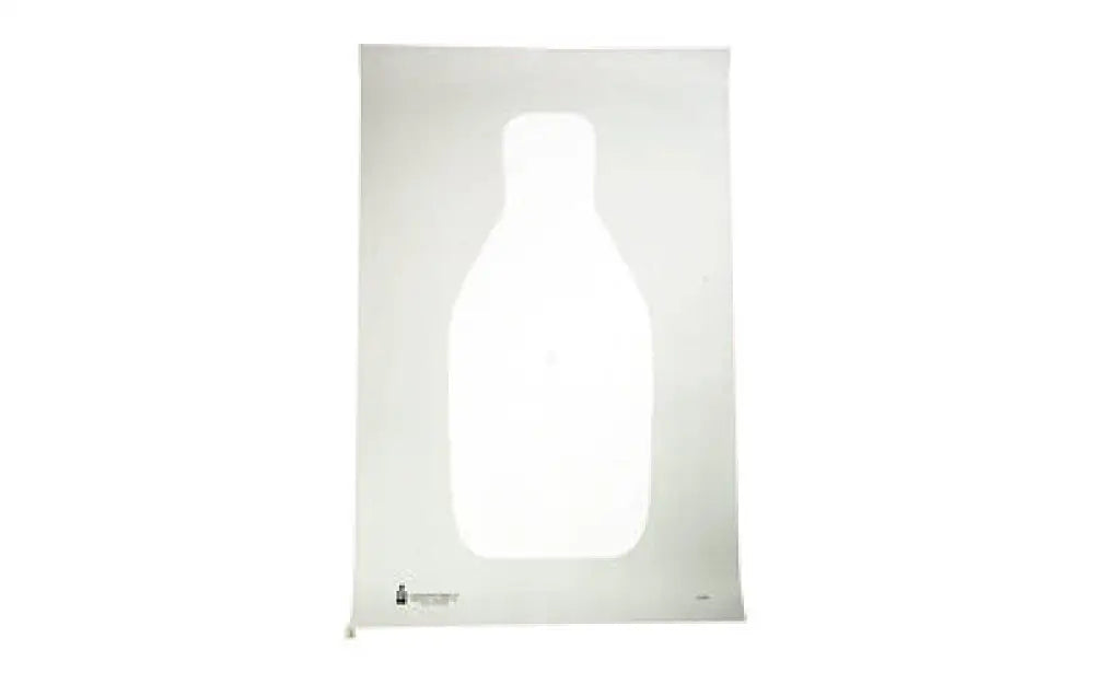 Action Target Stndrd Fbi/dea White 100 Pack Buy at Faith and Freedom Outdoors - Paper Targets
