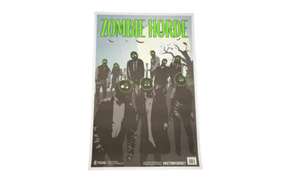 Action Target Zombie Horde Green 100 Pack Buy at Faith and Freedom Outdoors - Paper Targets