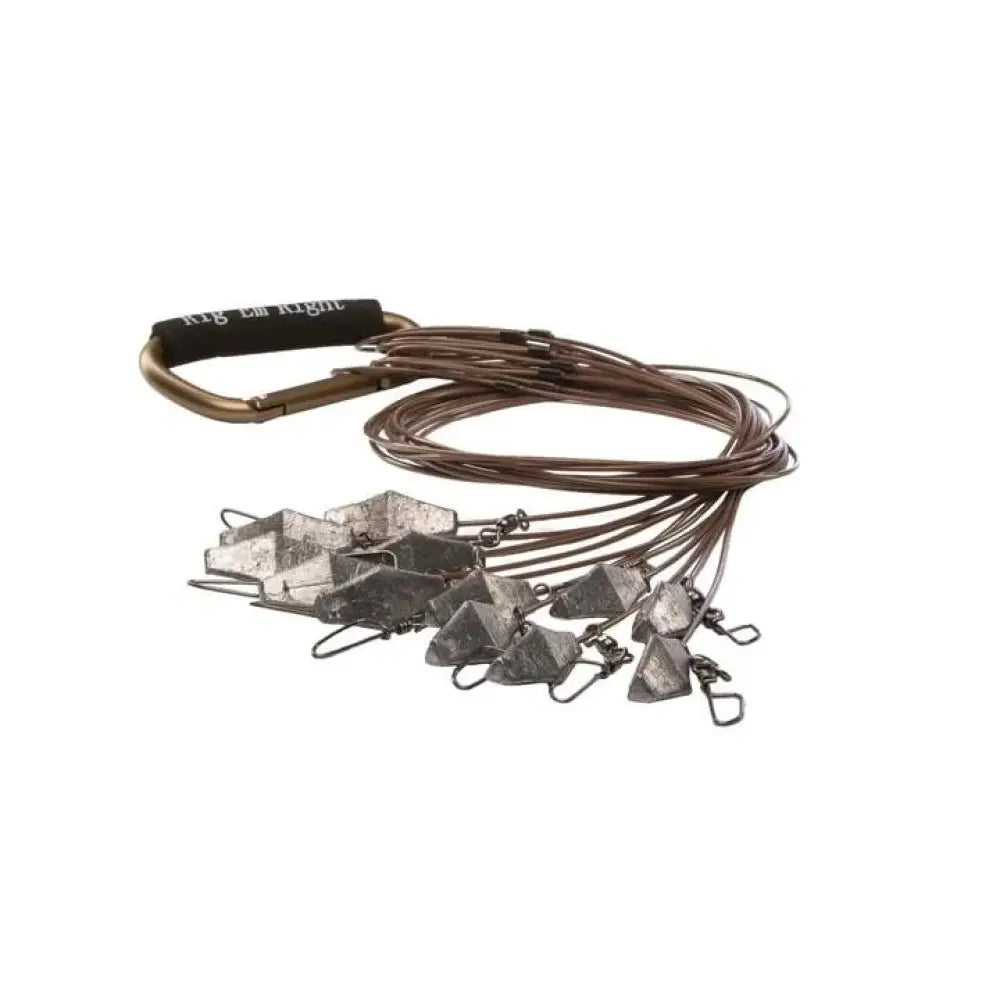 Adventec Llc Dba Rig Em Right Outdoors Decoy Accessories ?Em Xtreme Coated Cable Anchors 48’’ 4oz 12/ct Buy at Faith and F