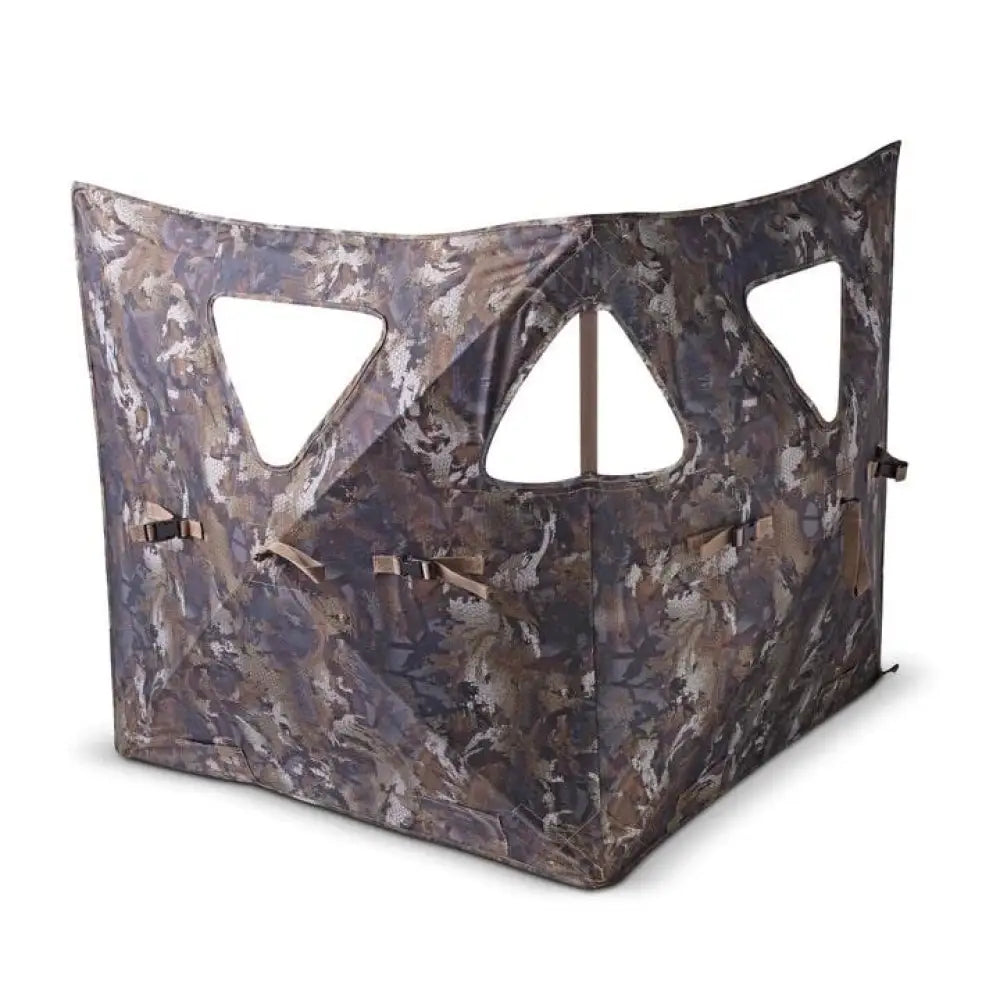 Adventec Llc Dba Rig Em Right Outdoors Ground Blinds ?Em Hydeout Go Blind Optifade Timber Buy at Faith and Freedom