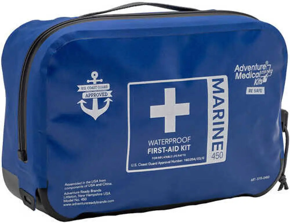 Adventure Medical Kits 01150450 Marine 450 Treats Injuries/illnesses Dust Proof Waterproof Blue - 1150450