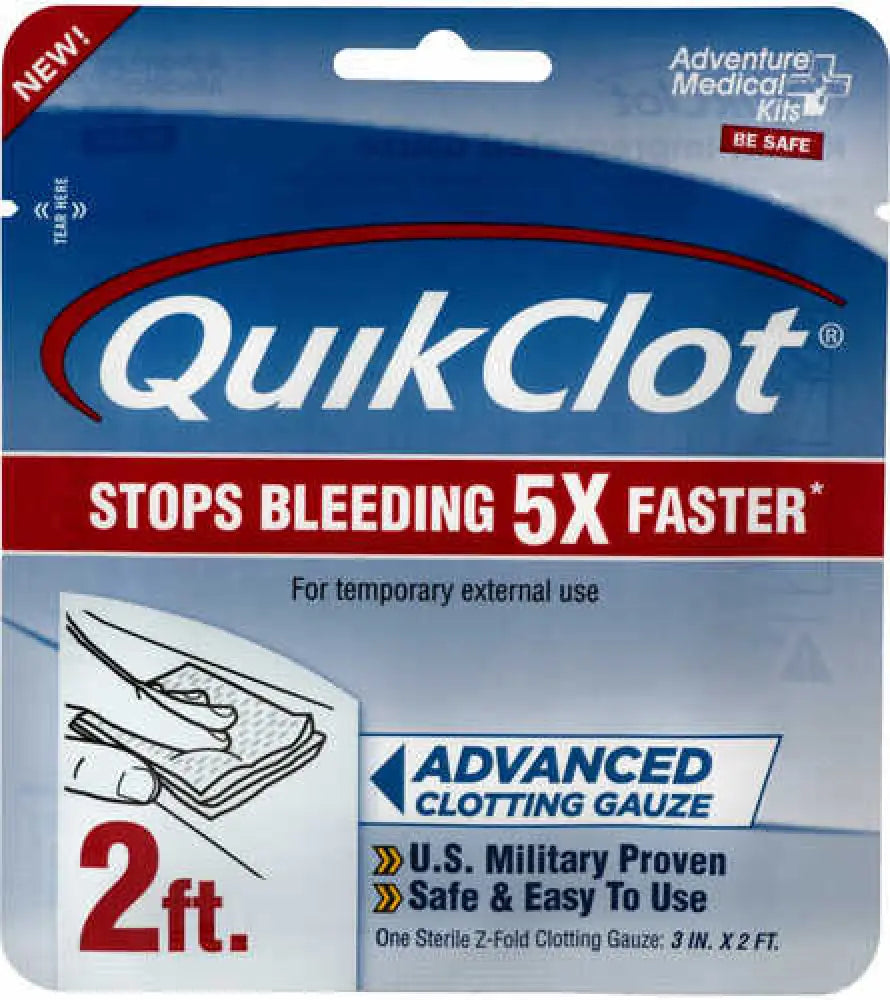 Adventure Medical Kits 50200025 Quikclot Clotting Gauze 3’’ x 24’’