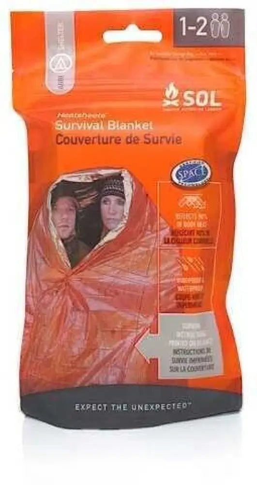 Adventure Medical Kits / Tender Corp Survival Blanket 2 Person Orange 01401701 - 1401701