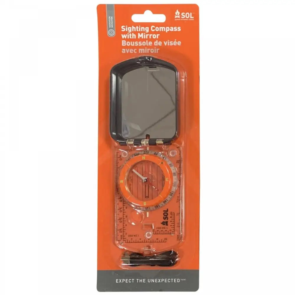 Adventure Ready Brands Compasses|emergency & Survival Survive Outdoors Longer Sighting Compass with Mirror Buy at Faith