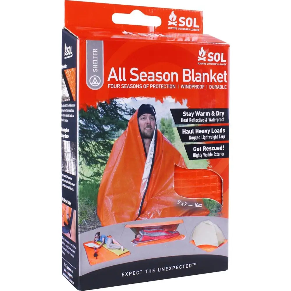 Adventure Ready Brands Emergency & Survival|outdoors Survive Outdoors Longer All Season Blanket Buy at Faith and Freedom