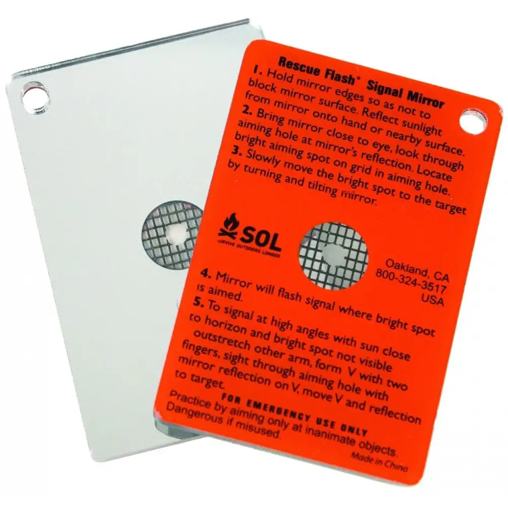 Adventure Ready Brands Emergency & Survival Survive Outdoors Longer Rescue Flash Floating Mirror Buy at Faith