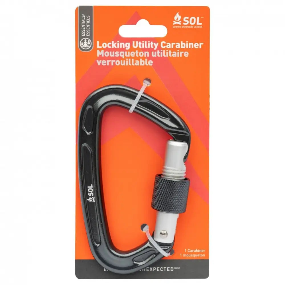 Adventure Ready Brands Emergency & Survival Survive Outdoors Longer Locking Utility Carabiner 10 Cm Buy at Faith