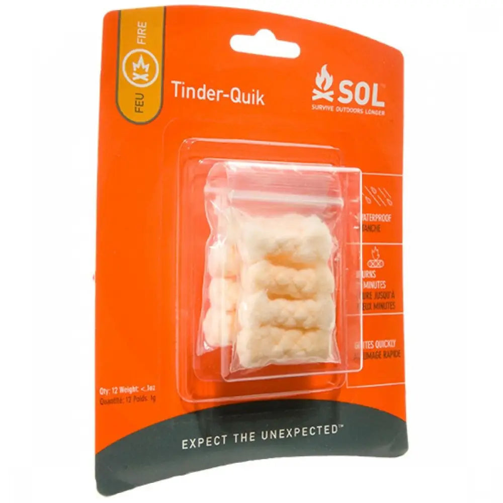 Adventure Ready Brands Emergency & Survival Survive Outdoors Longer Tinder-quik 12/ct Buy at Faith and Freedom