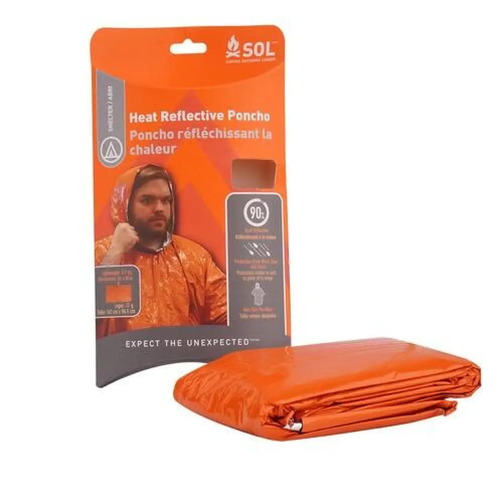 Adventure Ready Brands Emergency & Survival Survive Outdoors Longer Heat Reflective Poncho Buy at Faith and Freedom