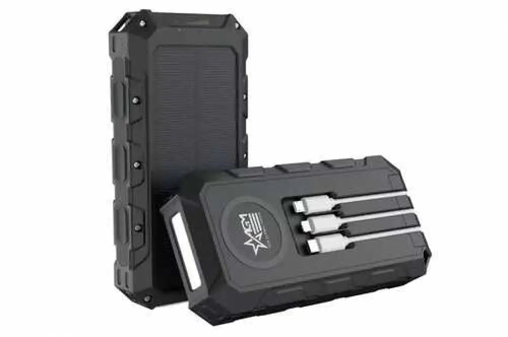 Agm Global Vision 6628xpb31 Solar Power Bank Black 5v