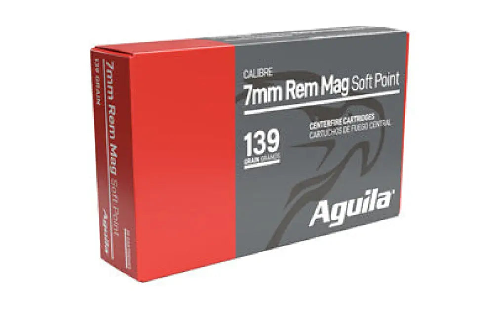 Aguila 7mm Rem Mag 139gr Sp 20/200 Buy at Faith and Freedom Outdoors - Soft Point