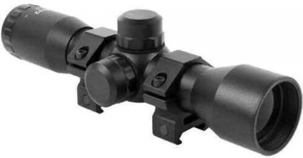 Aim Sports Inc. Compact 4x 32mm Obj 36.6 Ft @ 100 Yds Fov 1’’ Tube Dia Black Jtm432b