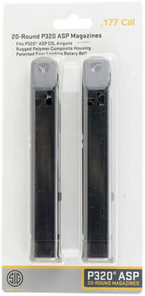 Airguns P320 Pistol Magazine 20-round Capacity Pack Md: Ampc17720