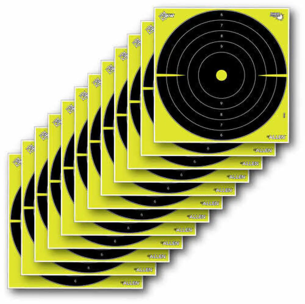Allen 15214 Ez Aim Splash Non-adhesive Paper 12’’ x Bullseye Yellow/black Pack