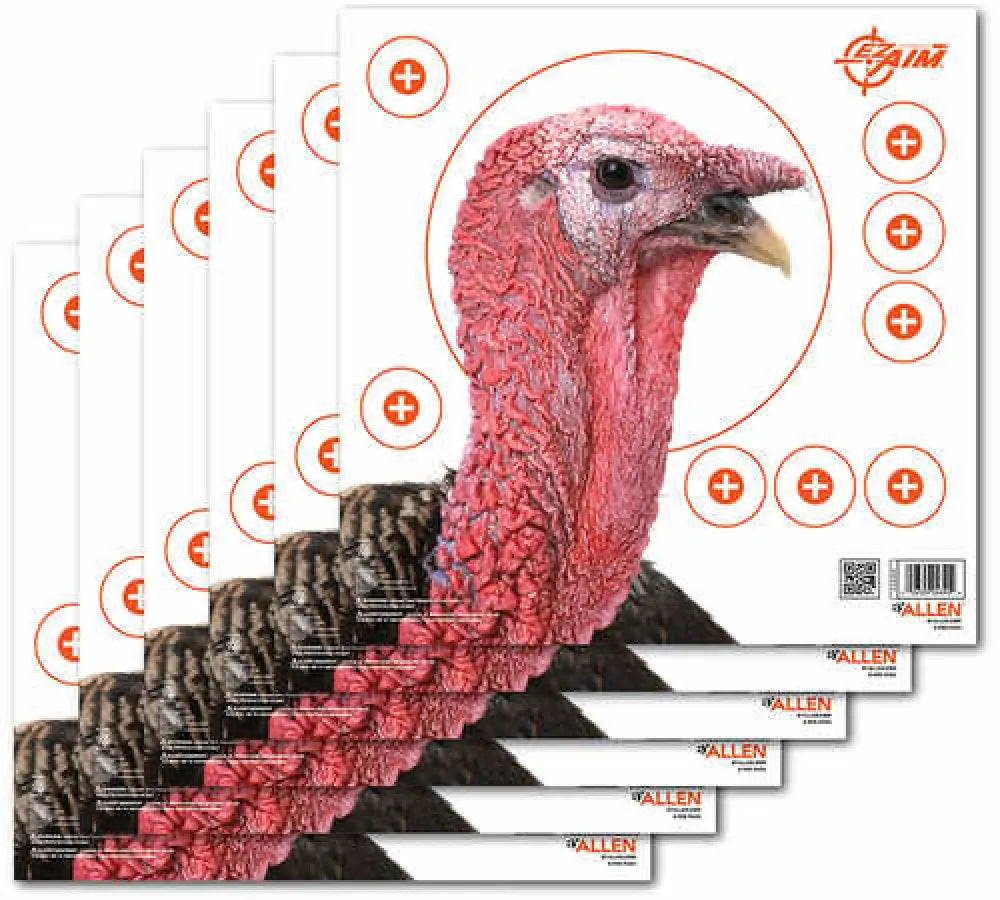 Allen 15322 Ez Aim Four Color Paper 12’’ x Turkey 6 Pack