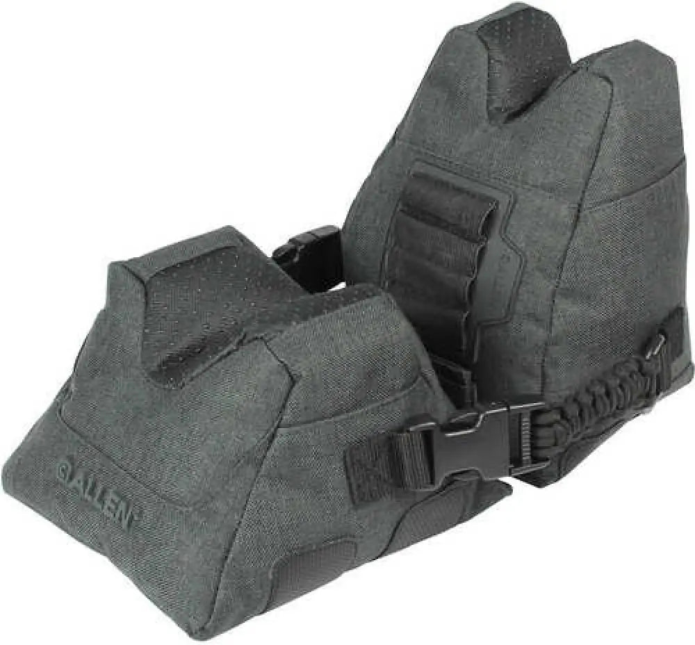 Allen 18417 Eliminator Shooting Rest Prefilled Front and Rear Bag Made of Gray Polyester Weighs 4.50 Lbs 11.50’’ l x 7.