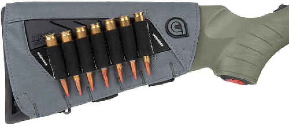 Allen 8524 Next Shot Bridger Cartridge Carrier Black/gray.223-300 Win Magnum Capacity 7rd Rifle Buttstock Mount Feature