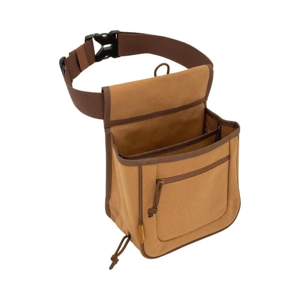 Allen Brass Catchers Rival Double Compartment Shell Bag with 52’’ Belt Tan Buy at Faith and Freedom Outdoors