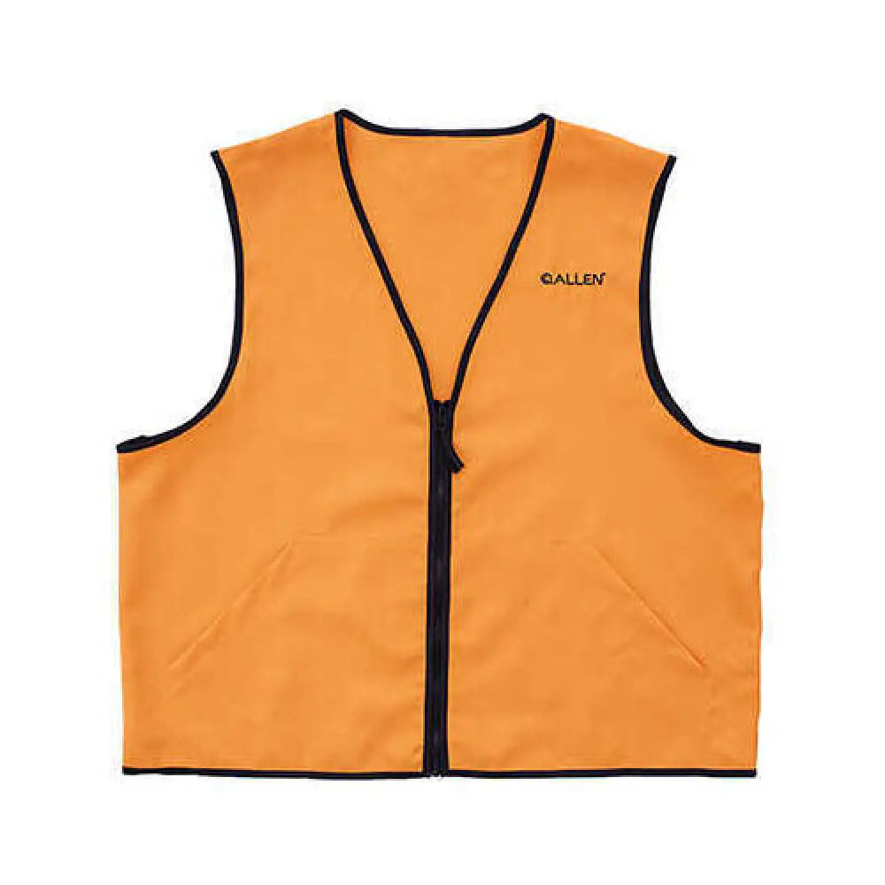 Allen Cases Deluxe Hunting Vest Large Black Orange - 15766