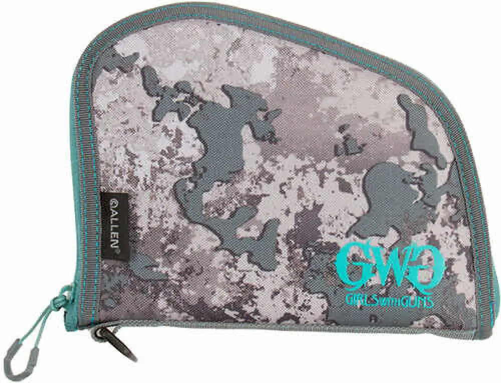 Allen Cases Girls with Guns 8’’ Lockable Compact Handgun Gray/teal/shade Camo - 918