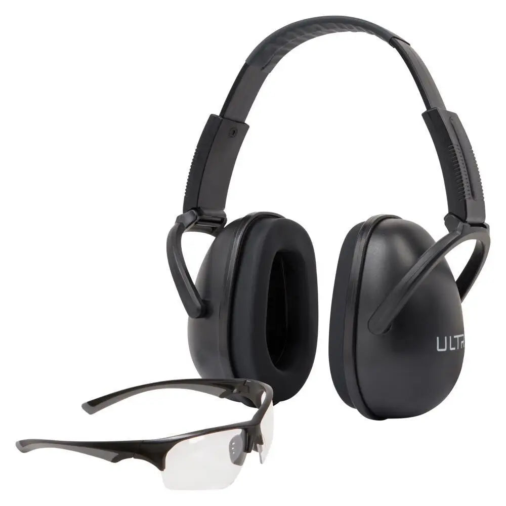 Allen Ear & Eye Combo Kits Ultrx Blocker Protection Passive Muffs 23db Black Shooting Glasses Clear with Frames Buy