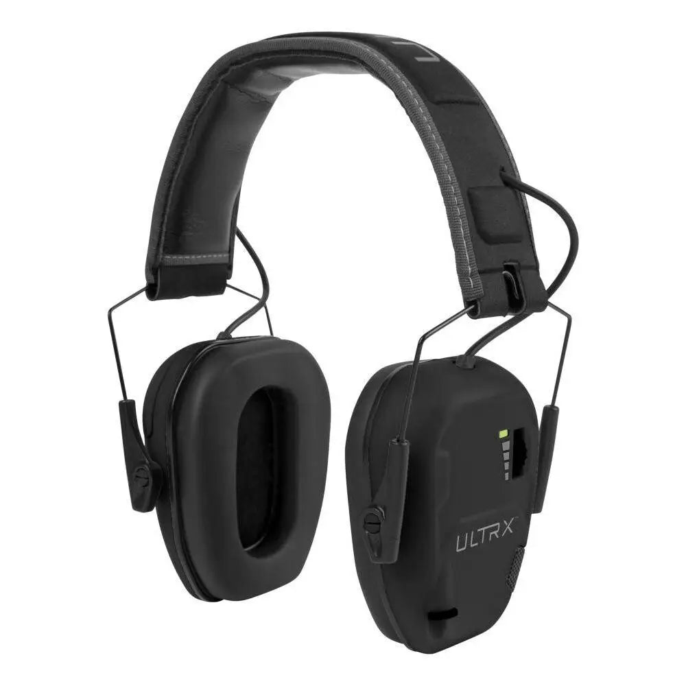 Allen Ear Muffs Ultrx Bionic Electronic Earmuff 22db Midnight Grey Buy at Faith and Freedom Outdoors