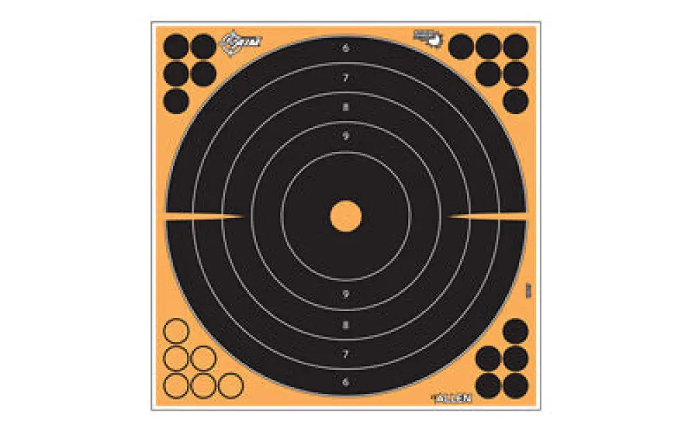 Allen Ez Aim 12’’ Bullseye 5 Pack Buy at Faith and Freedom Outdoors - Paper Targets