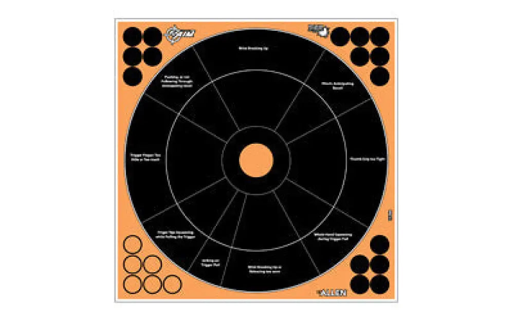 Allen Ez Aim 12’’x12’’ Hg Trainer 5 Pack Buy at Faith and Freedom Outdoors - Paper Targets