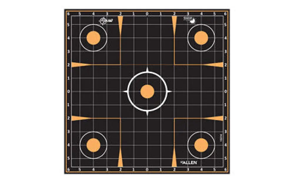Allen Ez Aim 12’’x12’’ Sight-in 5 Pack Buy at Faith and Freedom Outdoors - Paper Targets