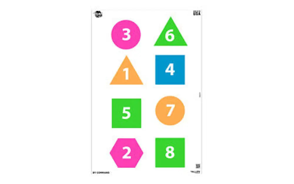 Allen Ez Aim 12’’x18’’ Fun Group 8 Pack Buy at Faith and Freedom Outdoors - Paper Targets