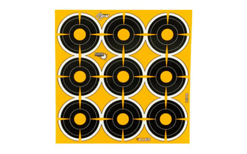 Allen Ez Aim 2’’ Bullseye 12 Sheets Buy at Faith and Freedom Outdoors - Paper Targets