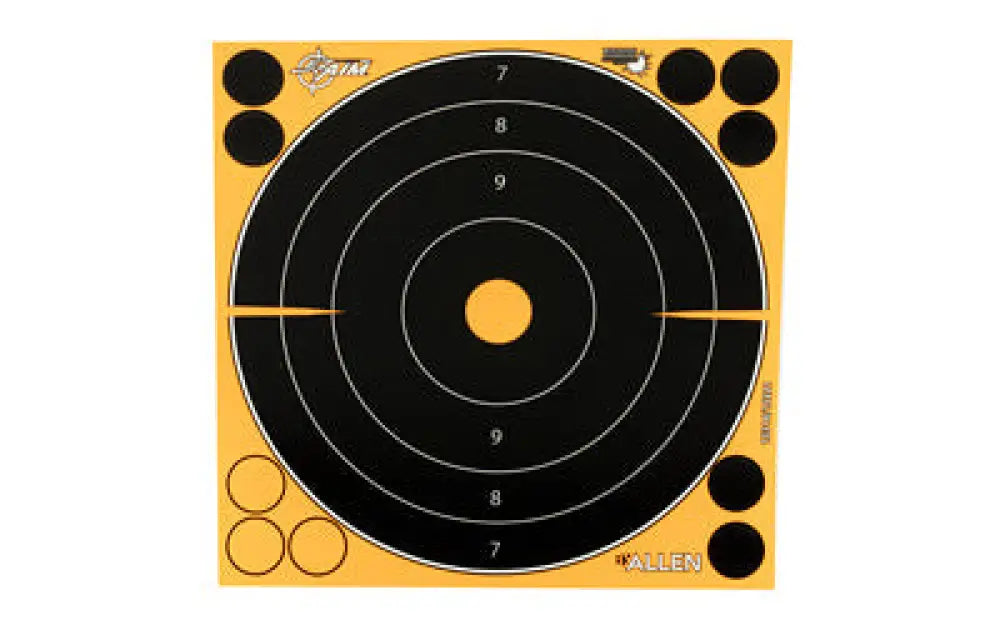 Allen Ez Aim 8’’ Bullseye 6 Pack Buy at Faith and Freedom Outdoors - Paper Targets