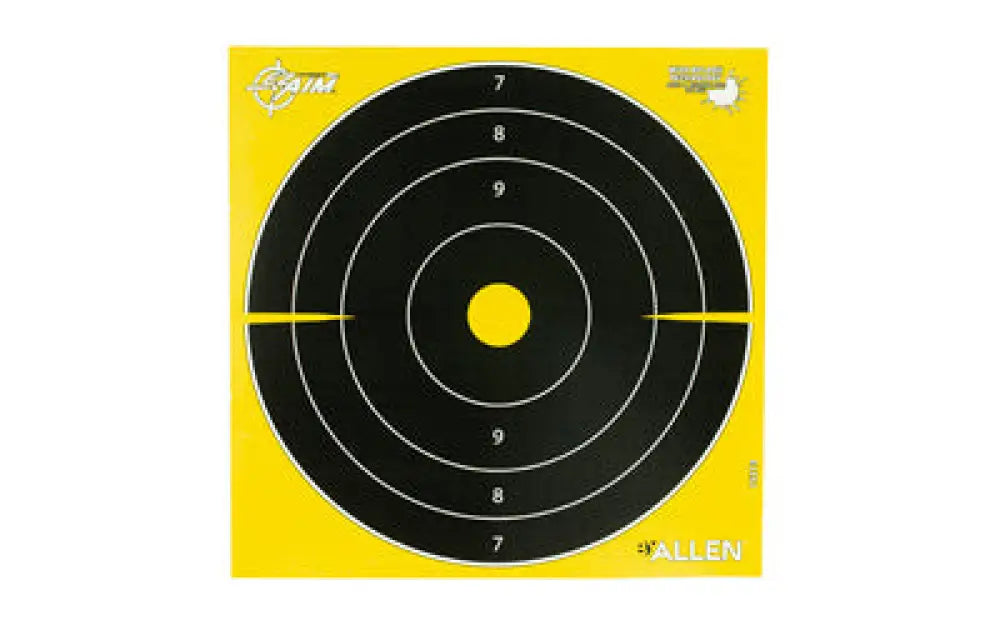 Allen Ez Aim 8’’x8’’ Bullseye 25 Pack Buy at Faith and Freedom Outdoors - Paper Targets