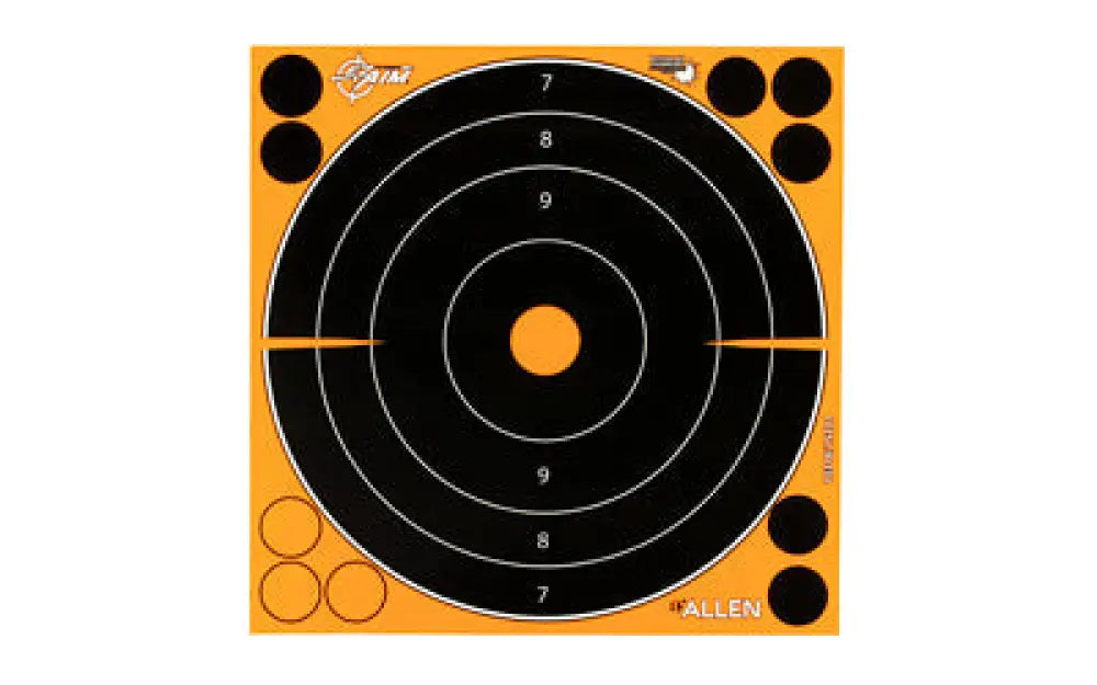 Allen Ez Aim 8’’x8’’ Bullseye 30 Pack Buy at Faith and Freedom Outdoors - Paper Targets