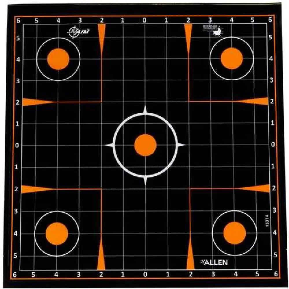 Allen Ez Aim Adhesive Sight-in 12x12’’ 5 Pack 15314
