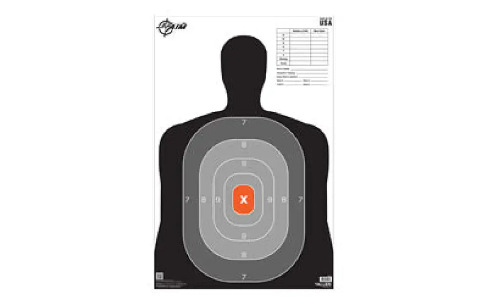 Allen Ezaim Pro B27 23x35 50 Pack Buy at Faith and Freedom Outdoors - Paper Targets