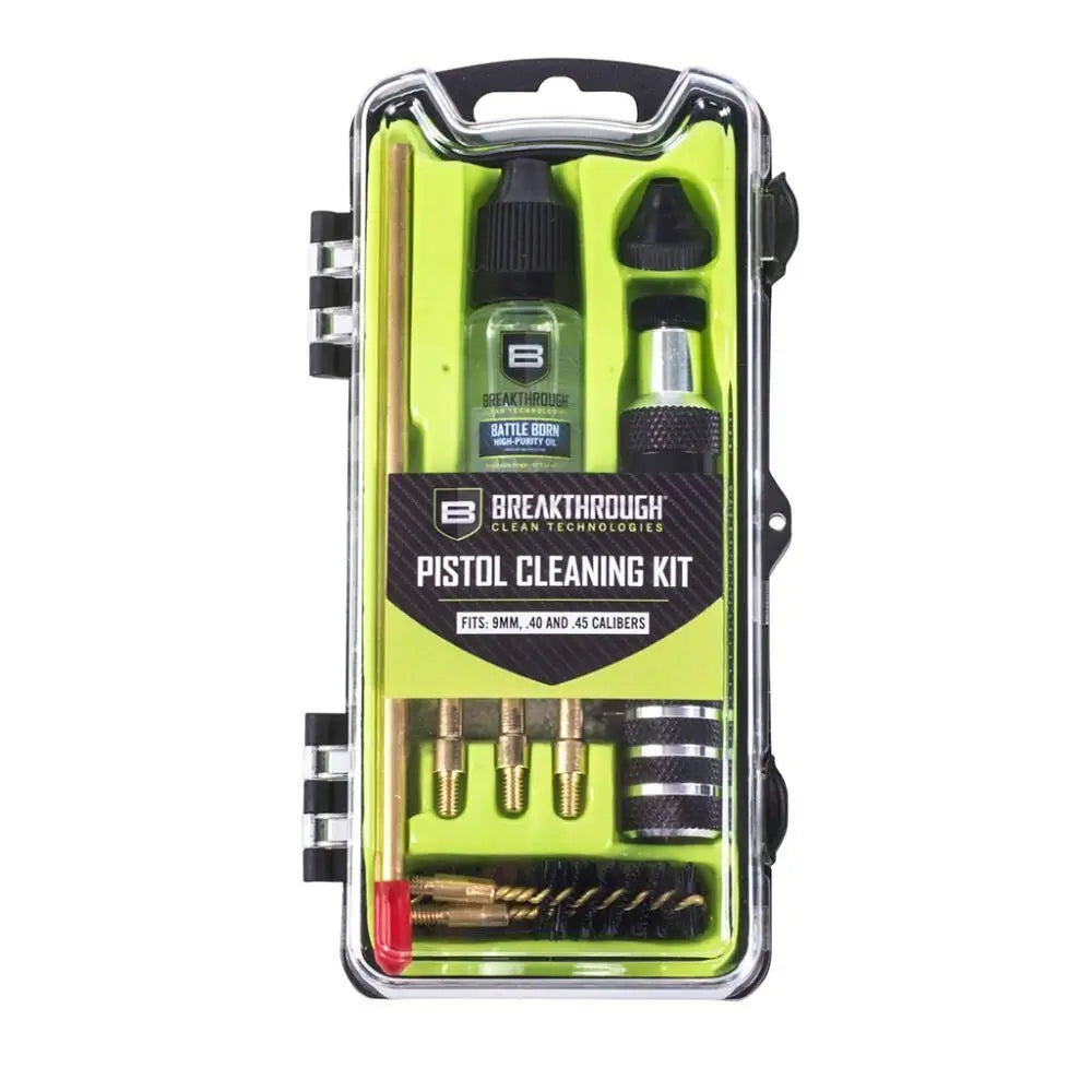 Allen Gun Cleaning Kits Breakthrough Clean Technologies Vision Series Handgun Kit.357/.38/40/44/.45 Cal Buy at Faith