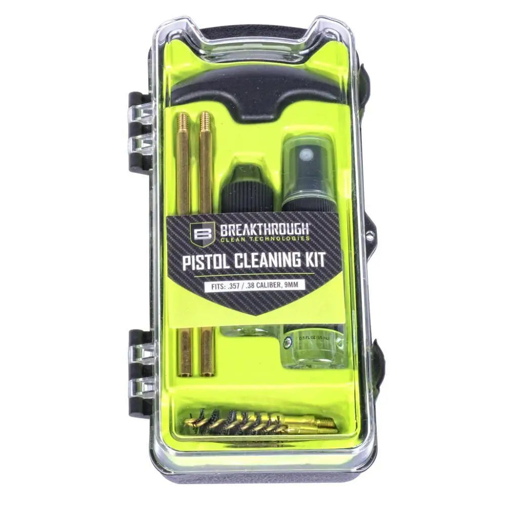 Allen Gun Cleaning Kits Breakthrough Clean Technologies Vision Series Pistol Kit 357/.38 Cal and 9mm Buy at Faith