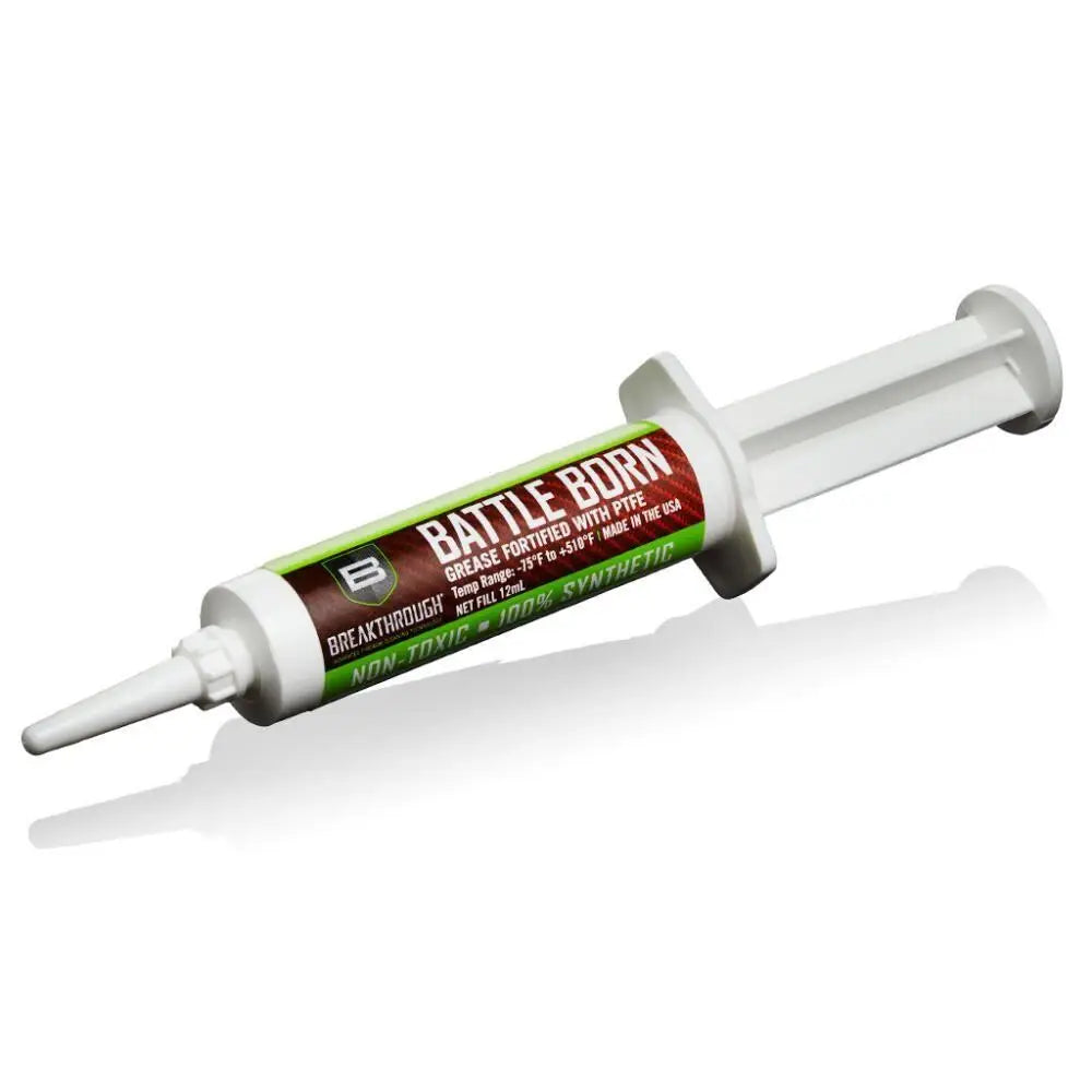 Allen Gun Oils & Cleaning Solvents Breakthrough Clean Technologies Battle Born Grease with Ptfe 12cc Syringe Clear Buy