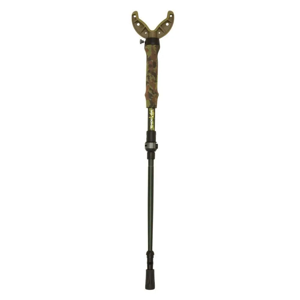 Allen Monopods Shocker Tom Maker Click-stix Shooting Stick 36’’ Green Camo Buy at Faith and Freedom Outdoors