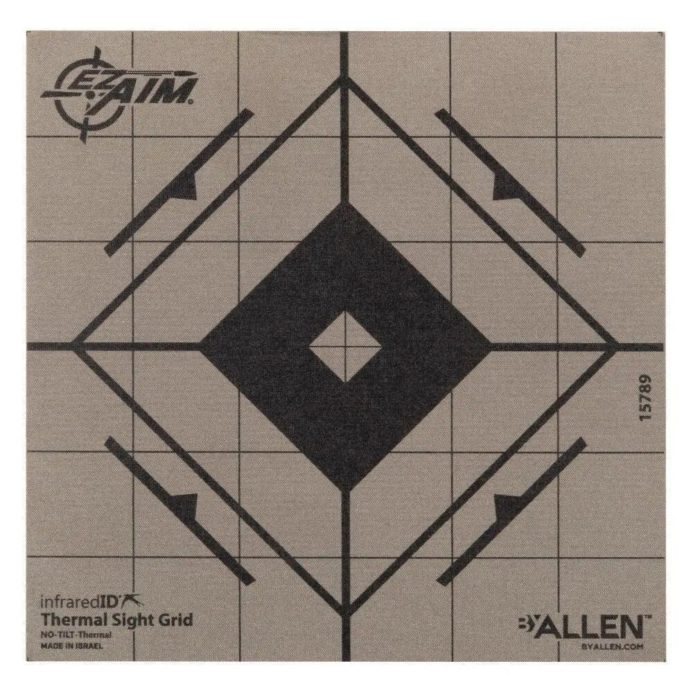 Allen Paper Targets Ez Aim Adhesive Thermal Sight Grid Target 6’’ Buy at Faith and Freedom Outdoors