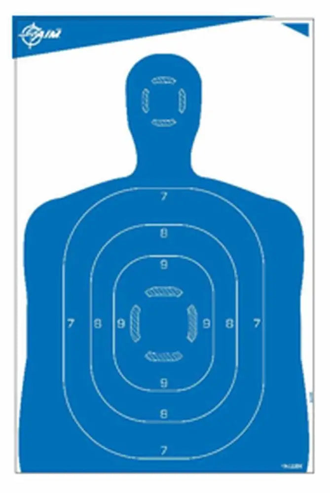 Allen Paper Targets Ez Aim Blue Sileft Handouette 23’’x35’’- 4/ct Buy at Faith and Freedom Outdoors