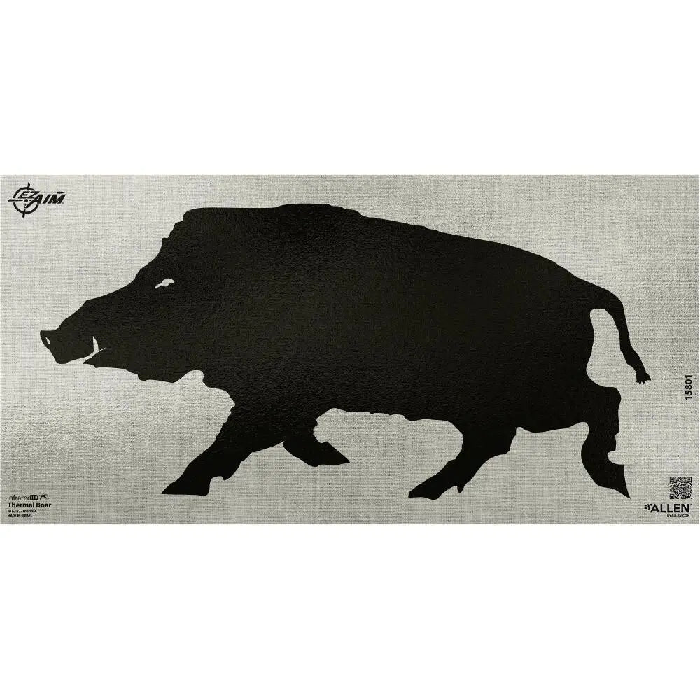 Allen Shooting|paper Targets Ez Aim Thermal Id Boar Paper Target 24’’x12’’ Grey Buy at Faith and Freedom Outdoors