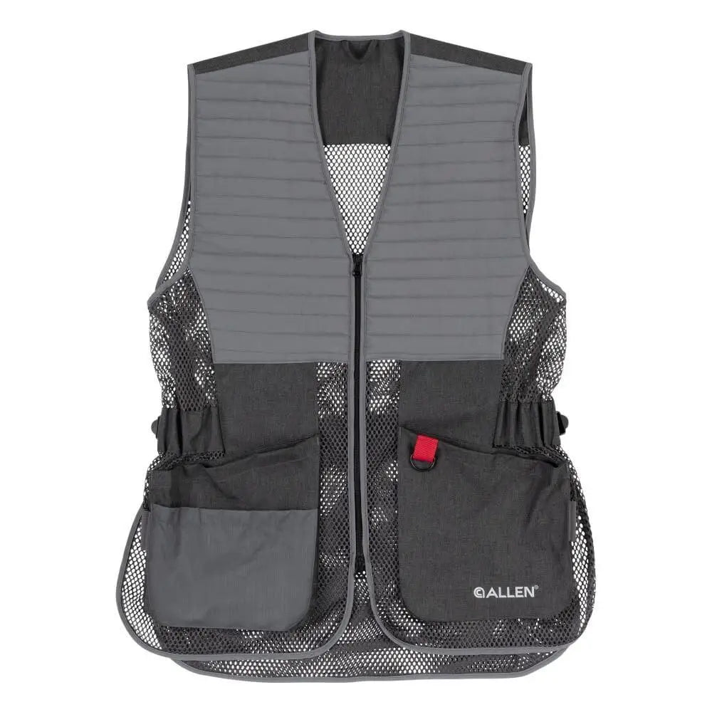 Allen Shooting Vests Competitor Vest M/l Grey Buy at Faith and Freedom Outdoors