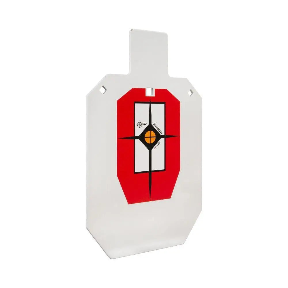 Allen Steel Targets Ez-aim Hardrock Ar500 Ipsc Sileft Handouette Shooting Target 9’’w x 14.875h’ White/red/black Buy