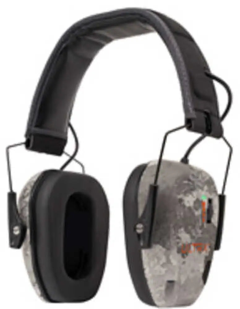 Allen Ultrx Bionic E-muff Electronic Earmuff Nrr 22db Rubberized Protective Coating Veil Tac Gray - 4147
