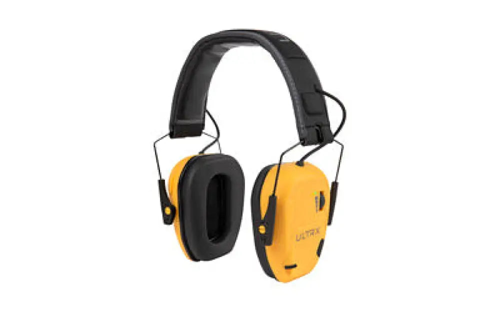 Allen Ultrx Bionic Emuff Yellow Buy at Faith and Freedom Outdoors - Ear Protection - Electronic Earmuff