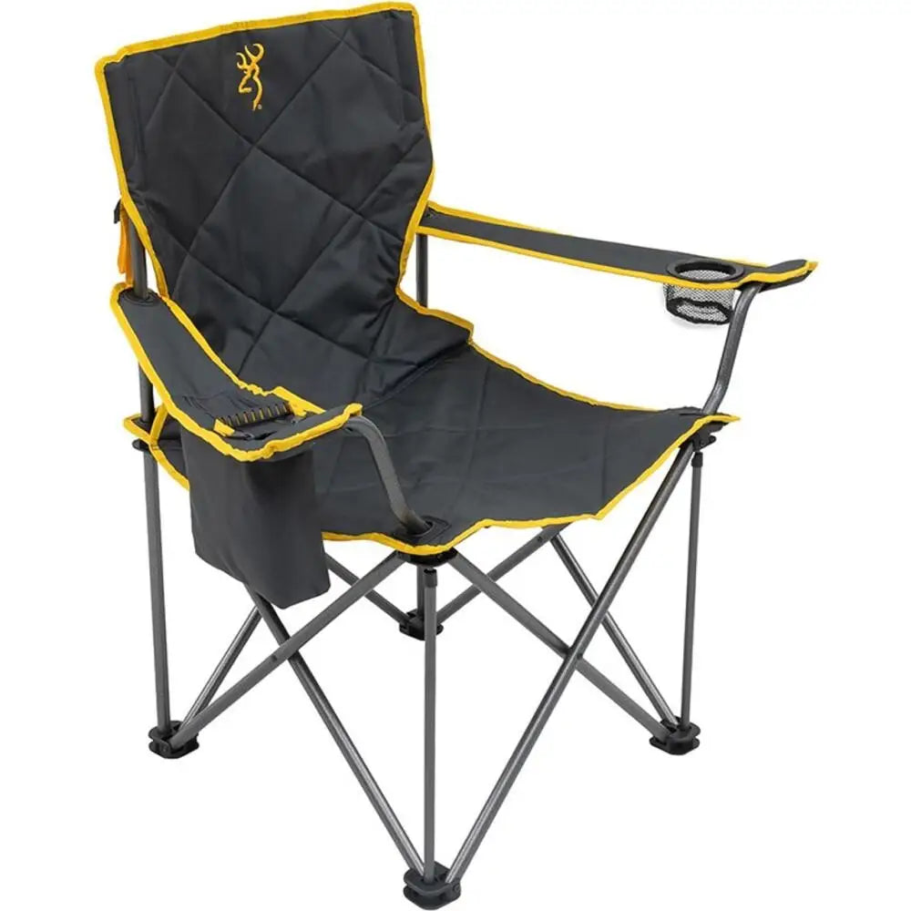Alps Brands Chairs Alps Mountaineering King Kong Camp Chair Black/gold with Cooler Buy at Faith and Freedom Outdoors